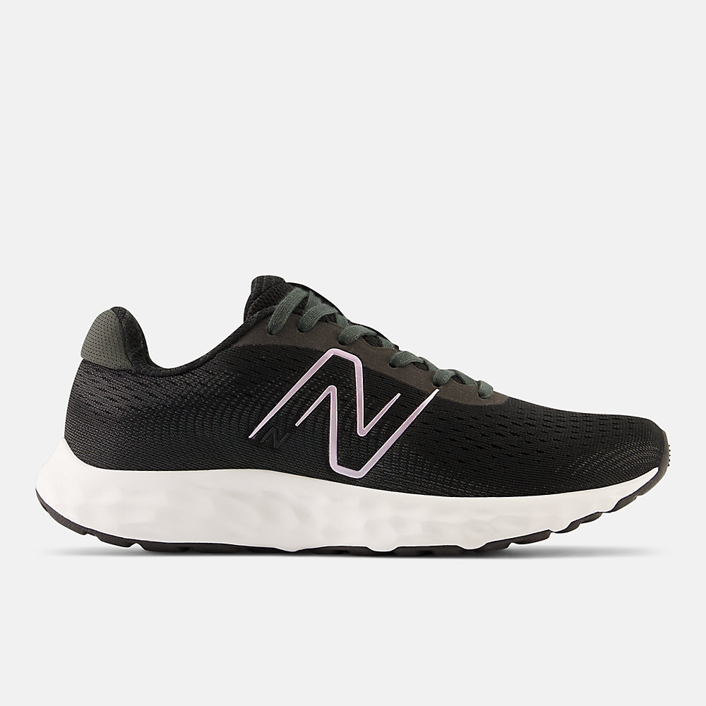 New Balance 520v8 Shoes Black with White